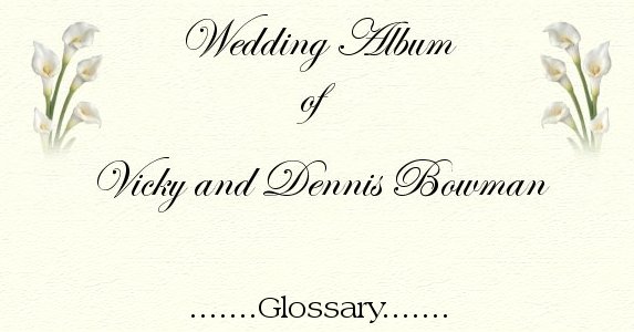 Wedding Album of Vicky and Dennis Bowman